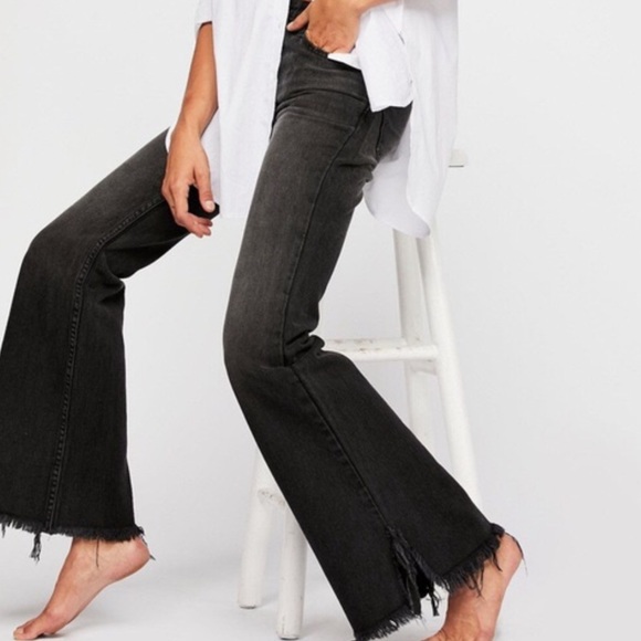 Free People Denim - Free People Split Flare Jeans